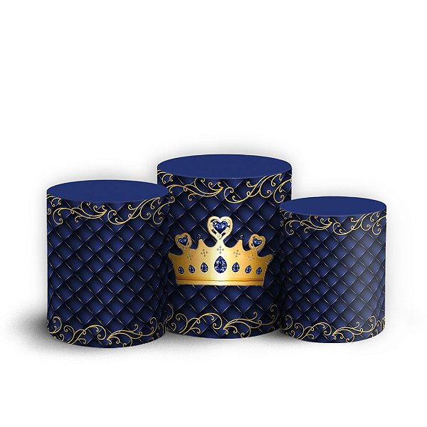 Trio Cilindro - Mickey Realeza - Sublimado 3D + Elástico