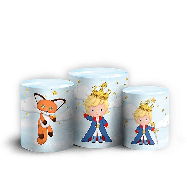 Trio Cilindro - O Pequeno Príncipe - Sublimado 3D + Elástico