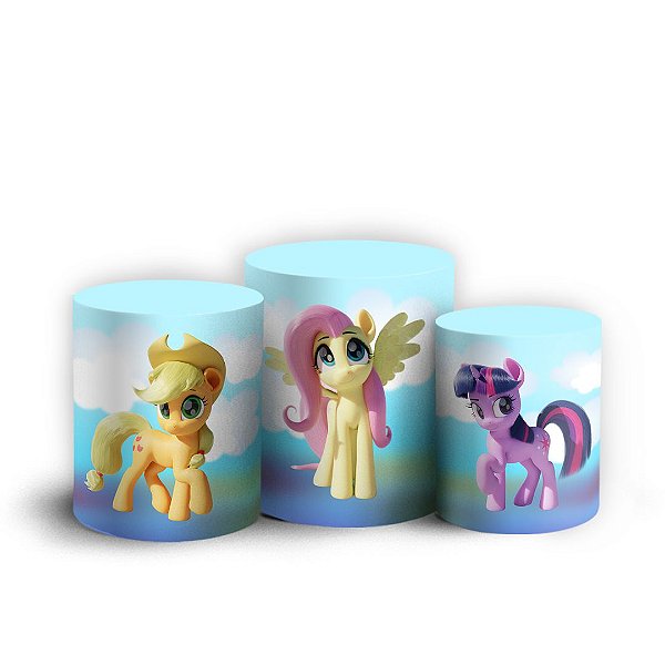 Trio Cilindro - My Little Pony - Sublimado 3D + Elástico