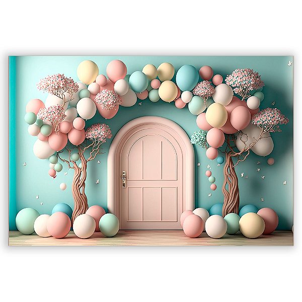 Painel Retangular - Fundo Fotografico Castelo - Sublimado 3D