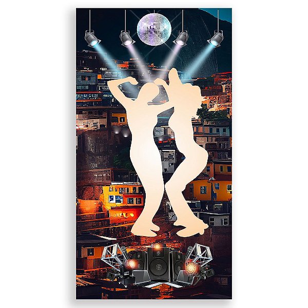 Faixa Lateral - Baile Funk - Sublimado 3D