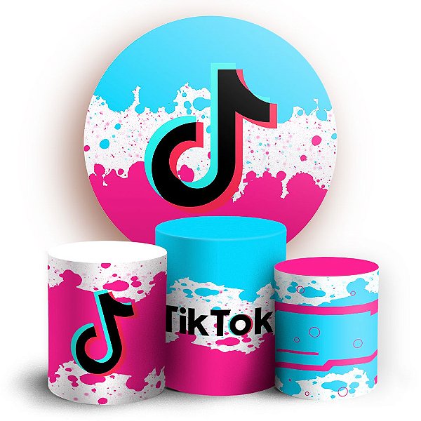 KIT Redondo e Trio TikTok Sublimado 3D Sublitex, painéis sublimados