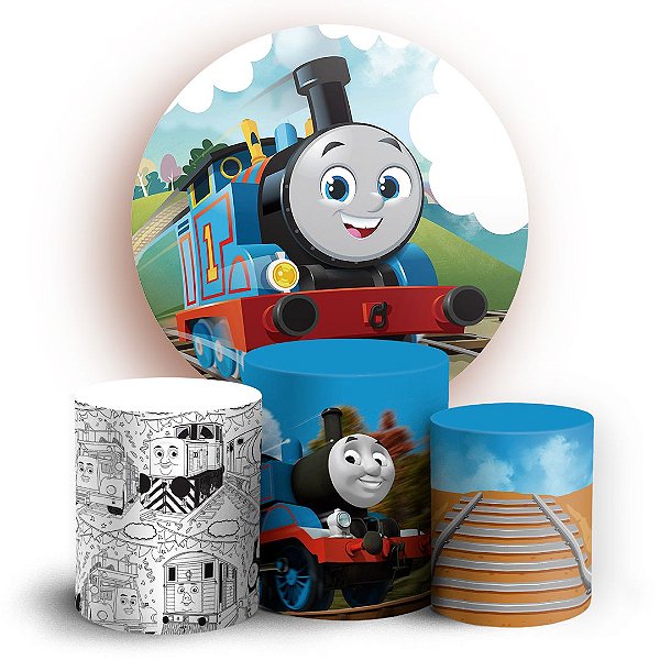 KIT Redondo e Trio - Thomas and Friends - Sublimado 3D