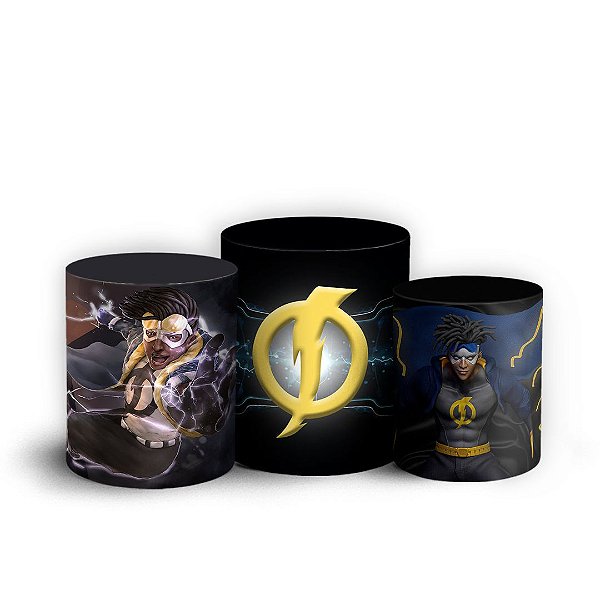 Trio Cilindro - Super Shock - Sublimado 3D + Elástico