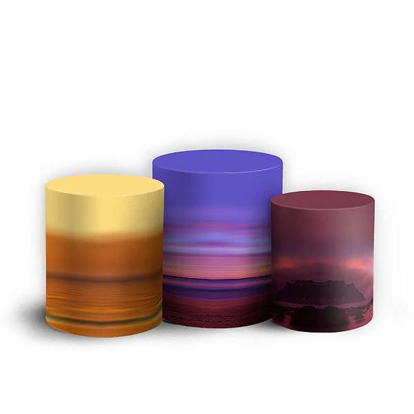 Trio Cilindro - Tardezinha - Sublimado 3D + Elástico