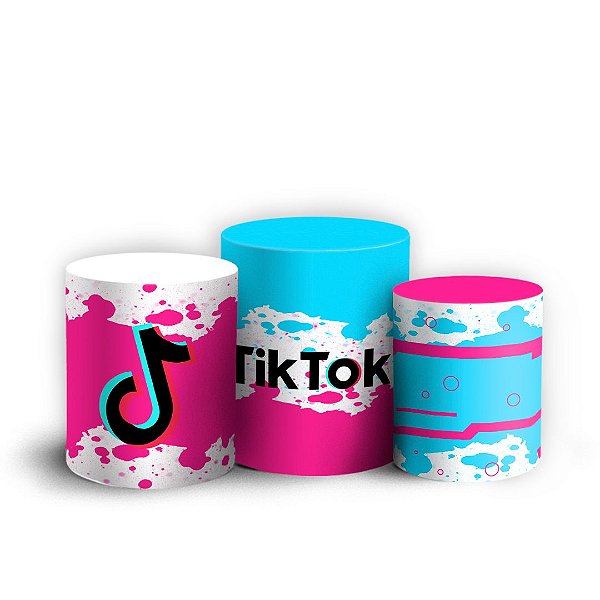 Trio Cilindro - TikTok - Sublimado 3D + Elástico