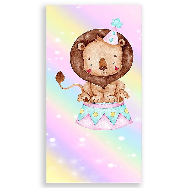 Faixa Lateral - Circo Rosa - Sublimado 3D