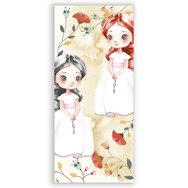 Faixa Lateral - Primeira Comunhão - Sublimado 3D