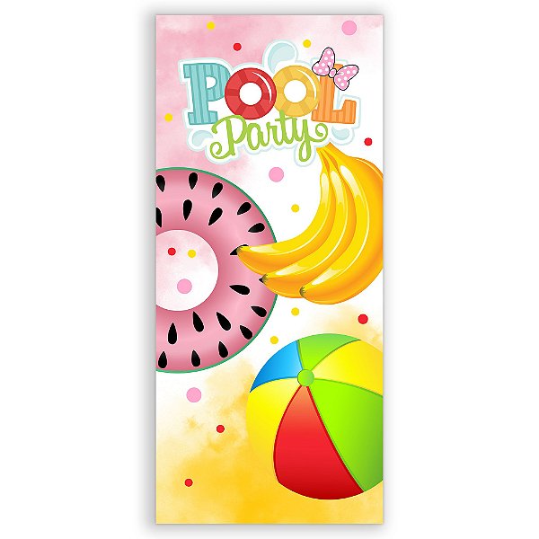 Faixa Lateral - Minnie Praia - Sublimado 3D