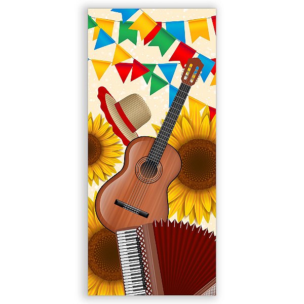 Faixa Lateral - Festa Junina - Sublimado 3D