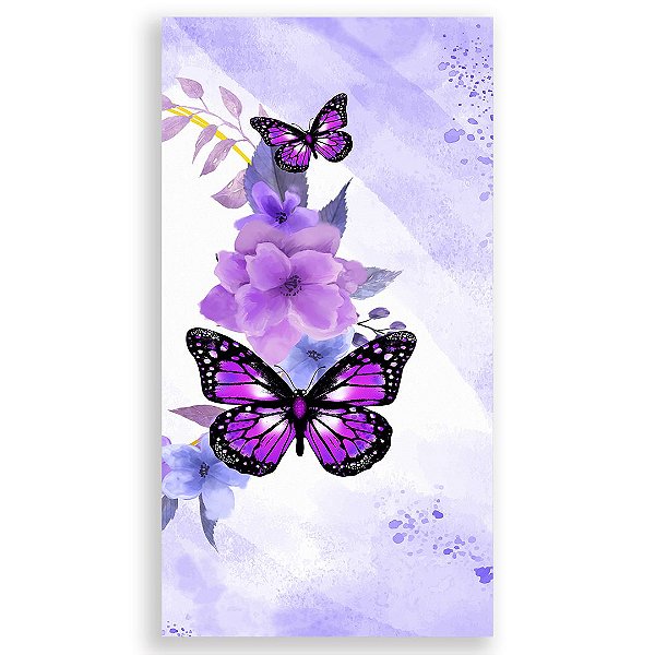 Faixa Lateral - Borboletas - Sublimado 3D