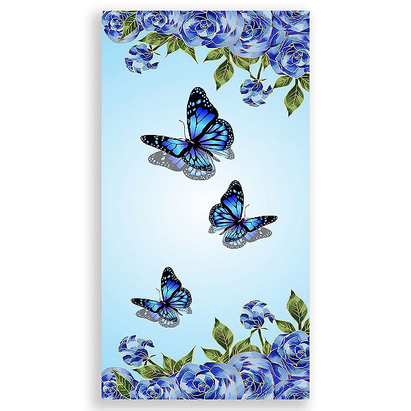 Faixa Lateral - Borboletas - Sublimado 3D