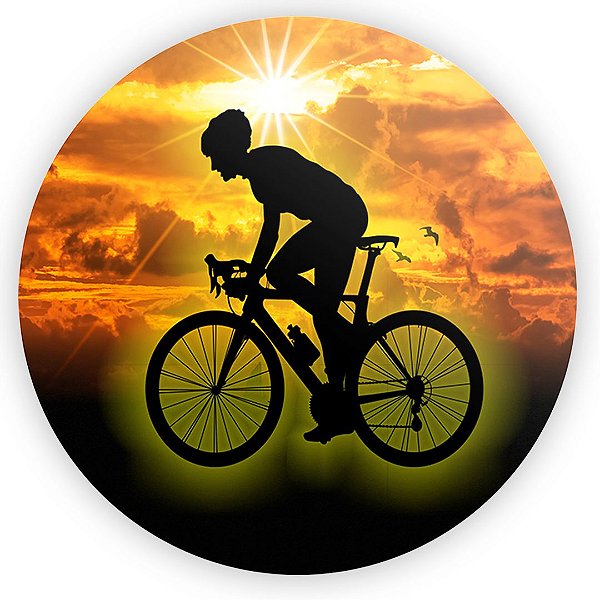 Painel Redondo - Bicicleta - Sublimado 3D