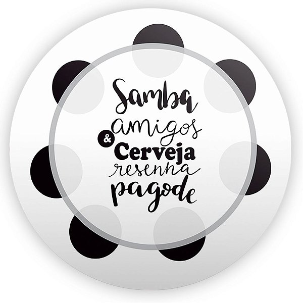 Painel Redondo - Samba - Sublimado 3D