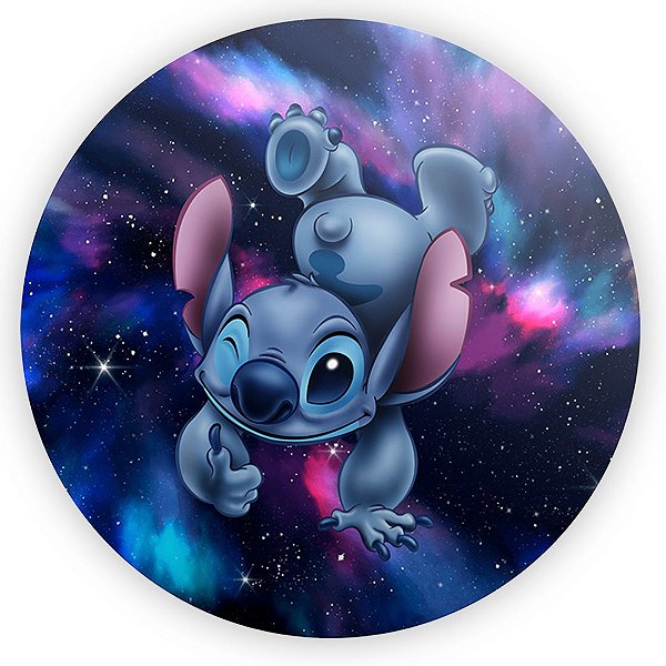 Painel Redondo - Lilo e Stitch - Sublimado 3D