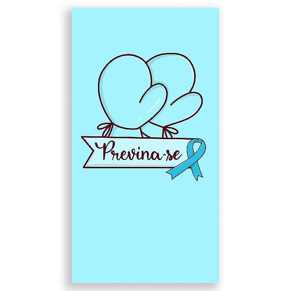 Faixa Lateral - Novembro Azul - Sublimado 3D