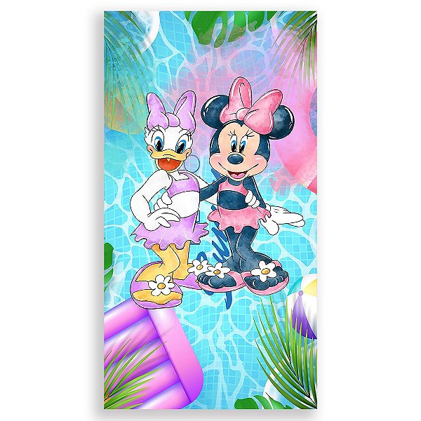 Faixa Lateral - Minnie e Margarida - Sublimado 3D