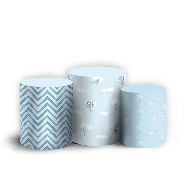 Trio Cilindro - Ursinho Baloeiro - Sublimado 3D + Elástico