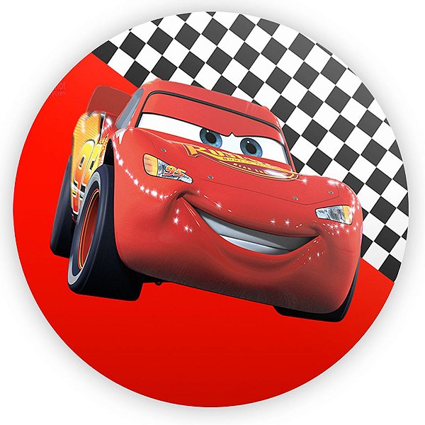 Painel Redondo - Carros - Sublimado 3D