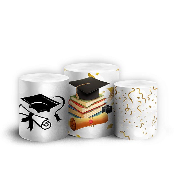 Trio Cilindro - Formatura - Sublimado 3D + Elástico