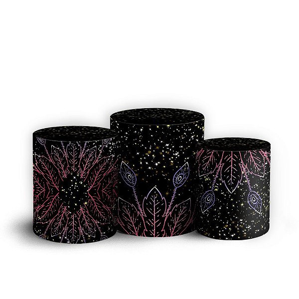 Trio Cilindro - Carnaval - Sublimado 3D + Elástico