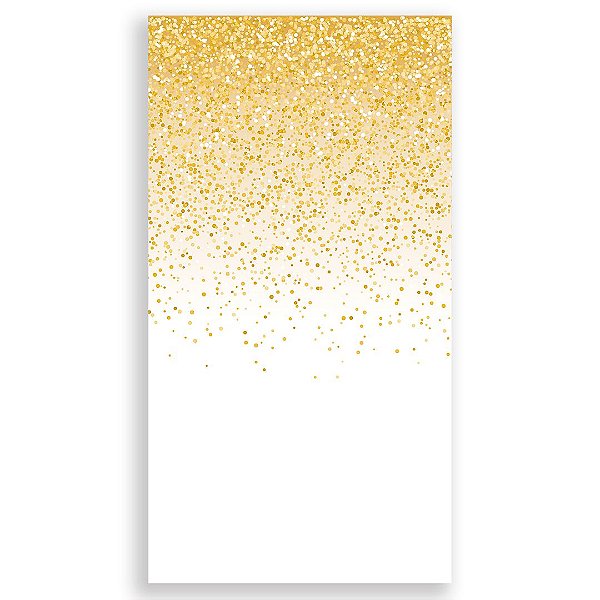 Faixa Lateral - Glitter Dourado Branco - Sublimado 3D