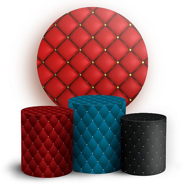 KIT Redondo e Trio - Capitone - Sublimado 3D
