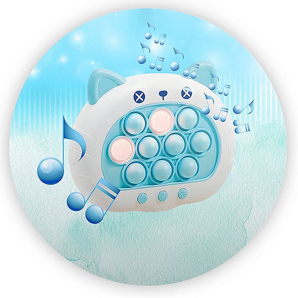 Painel Redondo - Pop It Eletronico - Sublimado 3D