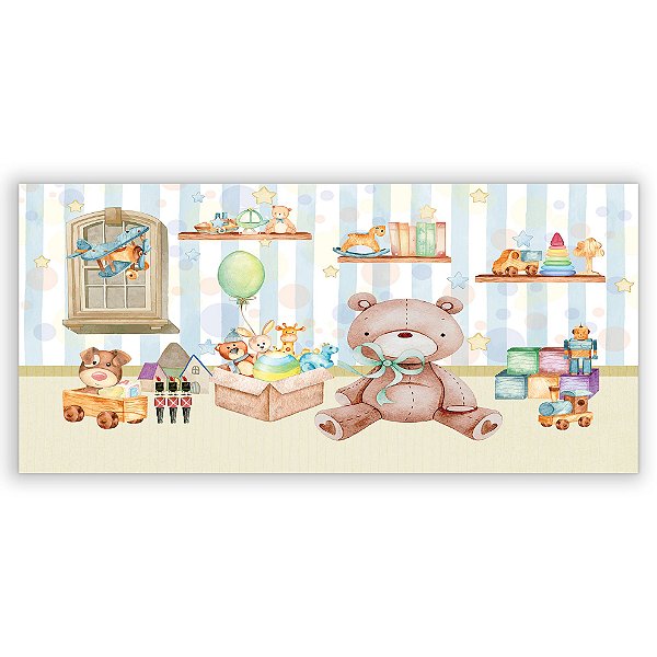Painel Retangular - Brinquedos - Sublimado 3D