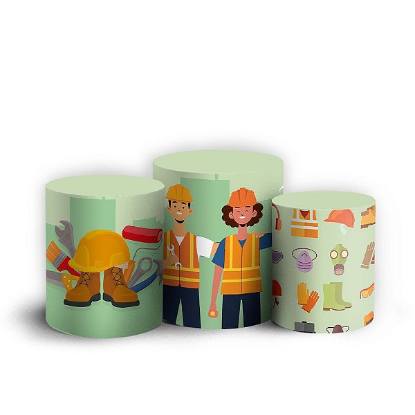 Trio Cilindro - SIPAT - Sublimado 3D + Elástico