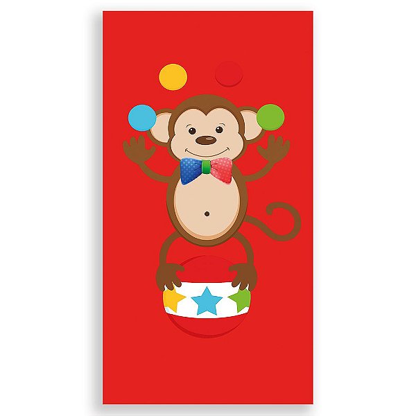 Faixa Lateral - Circo Palhaço - Sublimado 3D