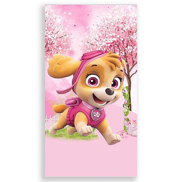 Faixa Lateral - Skye Patrulha Canina - Sublimado 3D