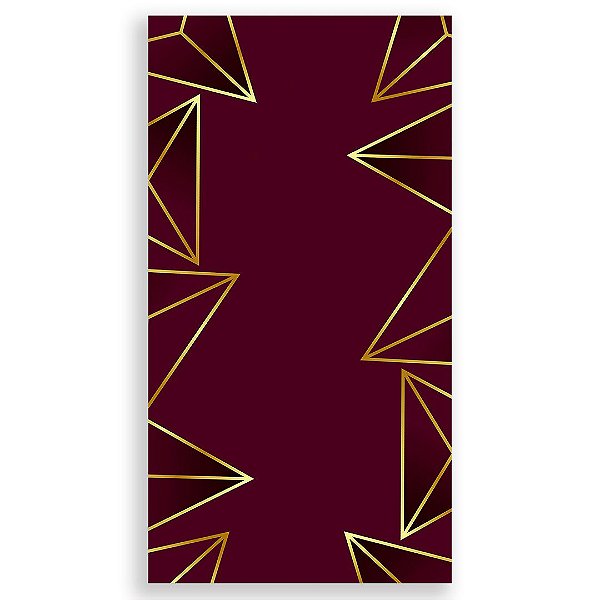 Faixa Lateral - Abstrato Marsala - Sublimado 3D