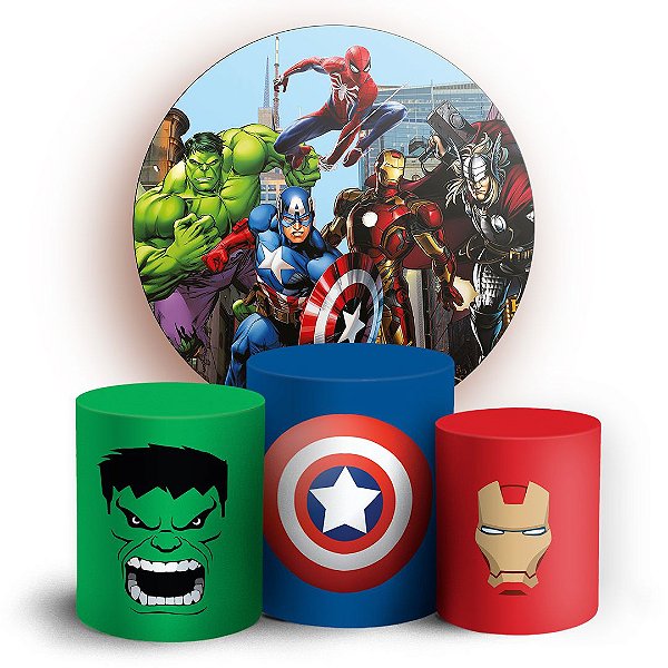KIT Redondo e Trio - Herois - Sublimado 3D