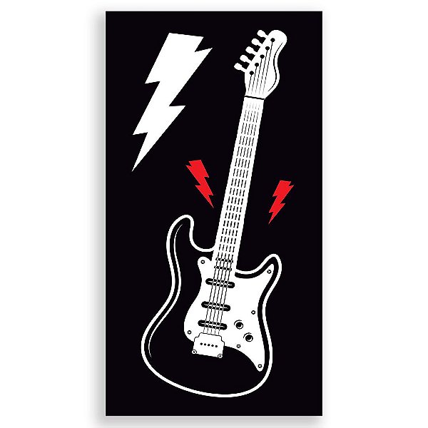 Faixa Lateral - Rock'n Roll  - Sublimado 3D