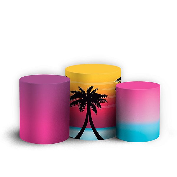 Trio Cilindro - Tardezinha - Sublimado 3D + Elástico