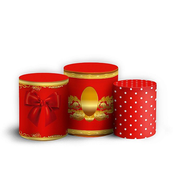 Trio Cilindro - Mickey Realeza - Sublimado 3D + Elástico