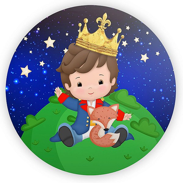 Painel Redondo - Pequeno Principe - Sublimado 3D