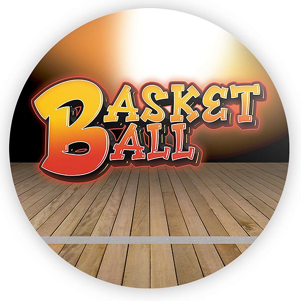 Painel Redondo - Basketball - Sublimado 3D