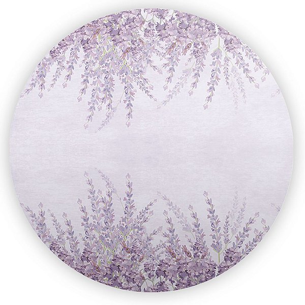 Painel Redondo - Lavanda - Sublimado 3D