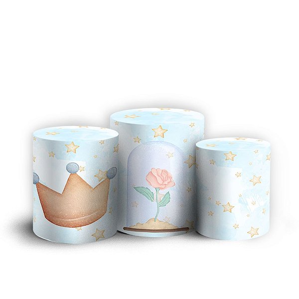 Trio Cilindro - Pequeno Principe - Sublimado 3D + Elástico