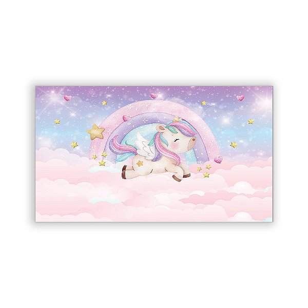 Painel Retangular - Unicornio - Sublimado 3D