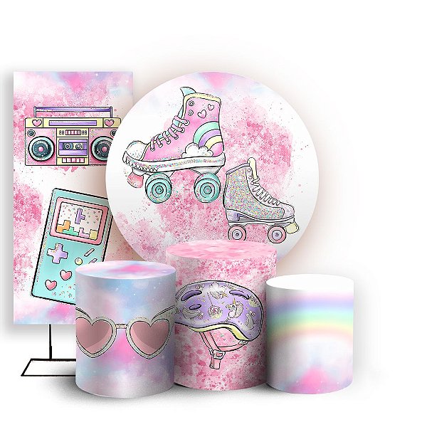 KIT Redondo Trio e Faixa - Patins - Sublimado 3D