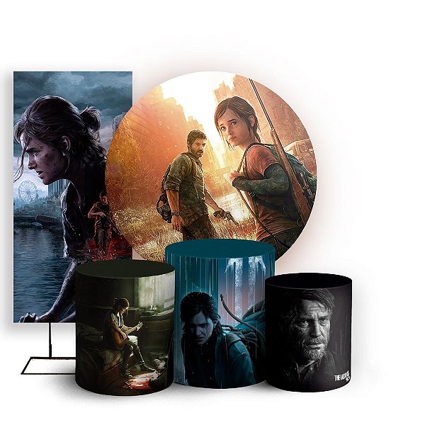 KIT Redondo Trio e Faixa - The Last Of Us - Sublimado 3D