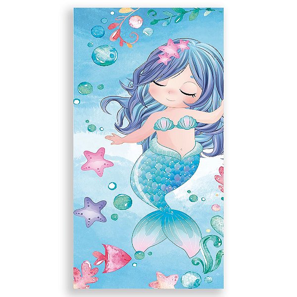 Faixa Lateral - Sereia - Sublimado 3D