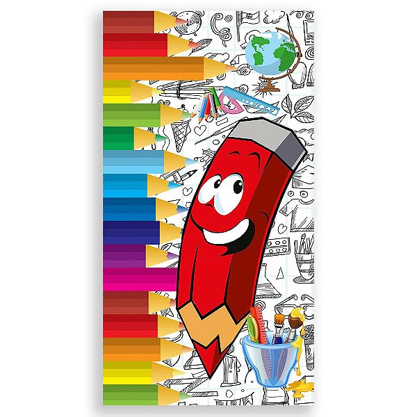 Faixa Lateral - Volta as Aulas - Sublimado 3D