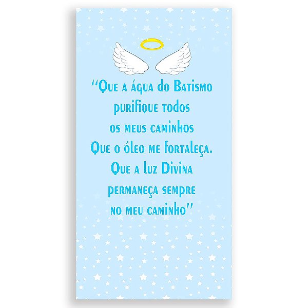 Faixa Lateral - Batizado Azul - Sublimado 3D