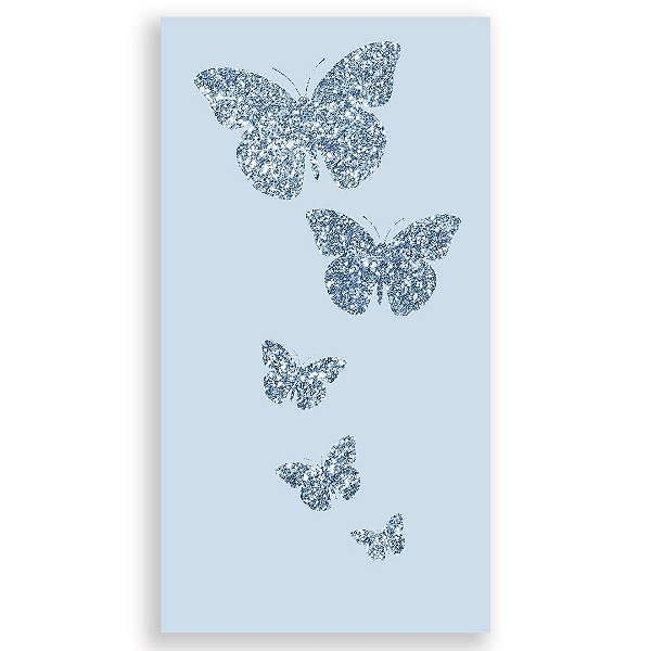 Faixa Lateral - Borboleta azul - Sublimado 3D