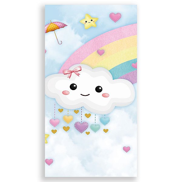 Faixa Lateral - Chuva de Amor - Sublimado 3D