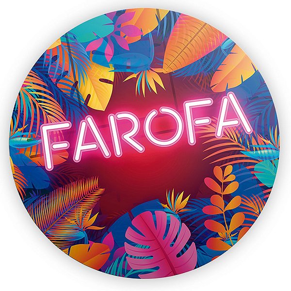 Mini Painel - Farofa - Sublimado 3D